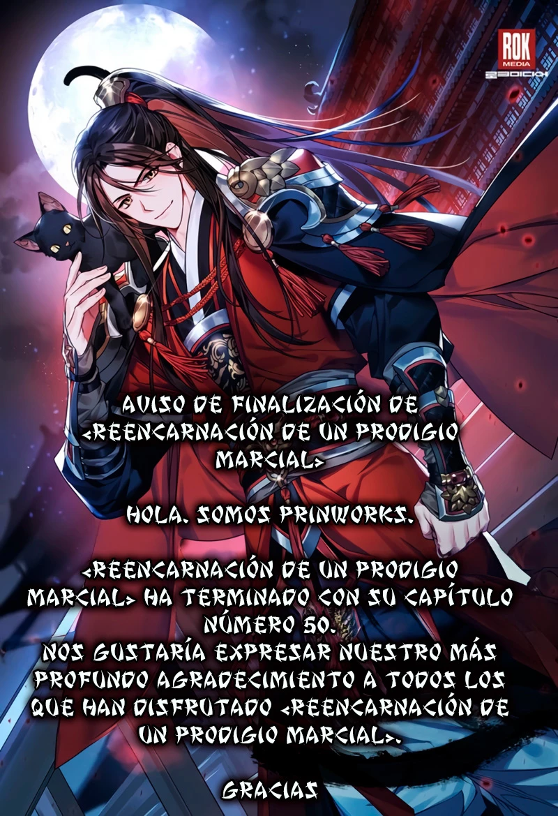 Reencarnación de un prodigio marcial capítulo 50.5, página 1