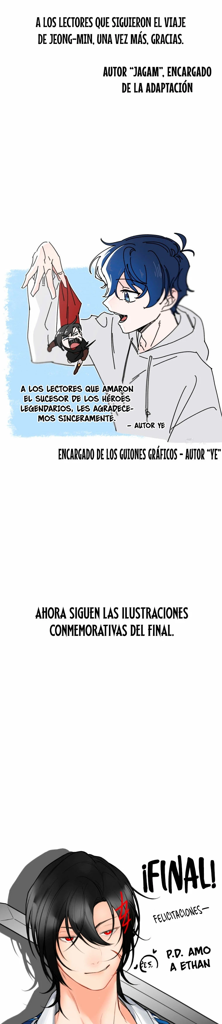 El sucesor de los Héroes Legendarios capítulo 75.05, página 2