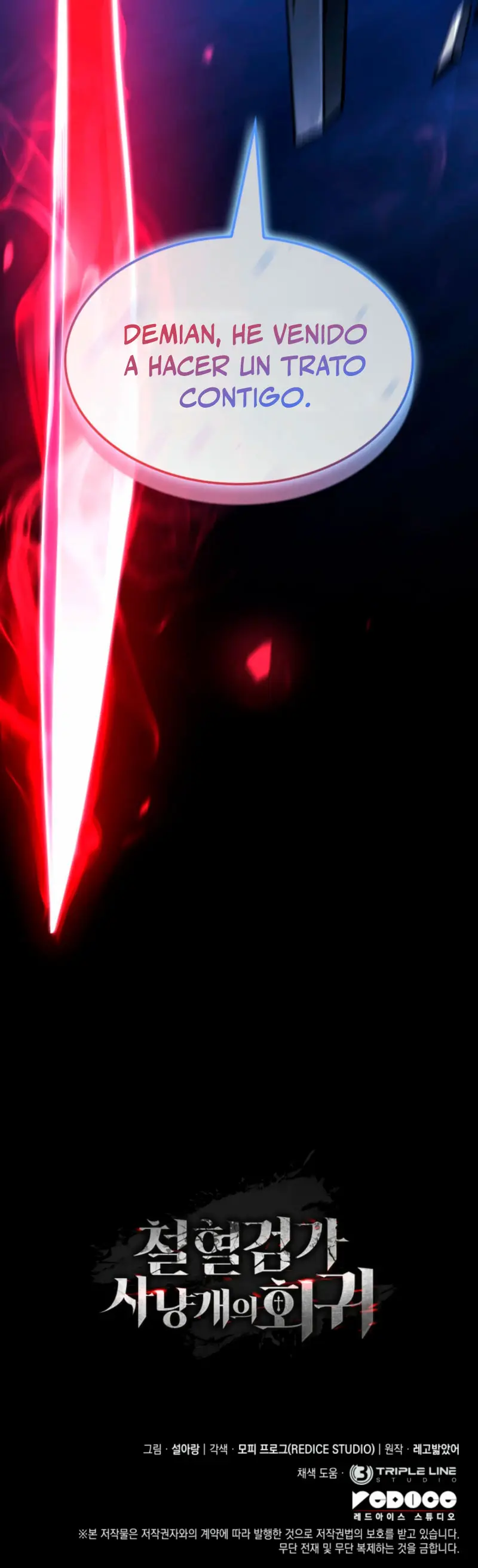 La venganza del sabueso de sangre de hierro capítulo 134, página 46