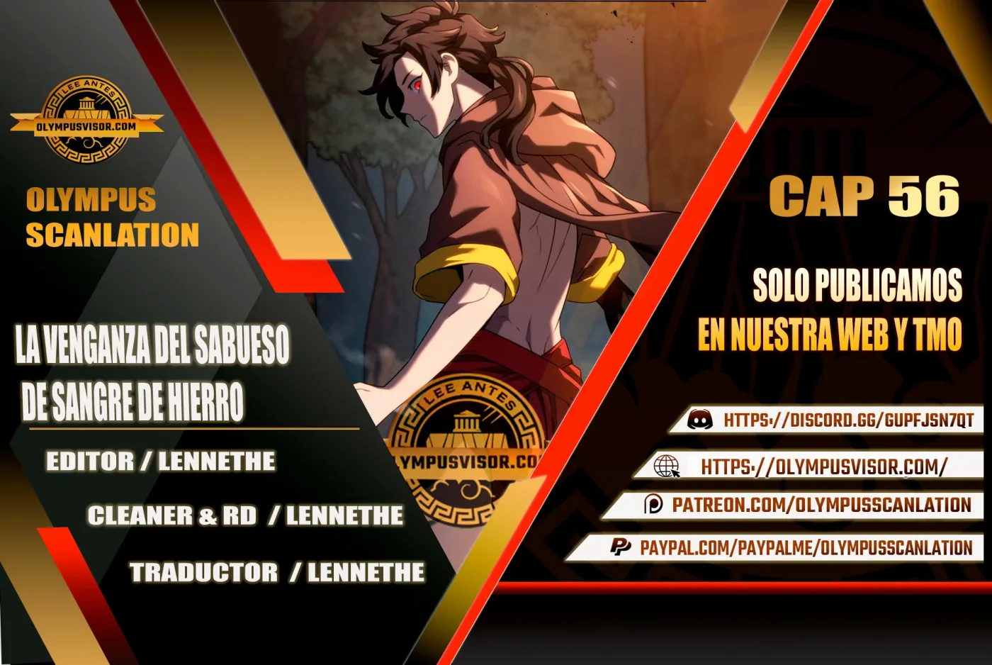 La venganza del sabueso de sangre de hierro capítulo 56, página 1
