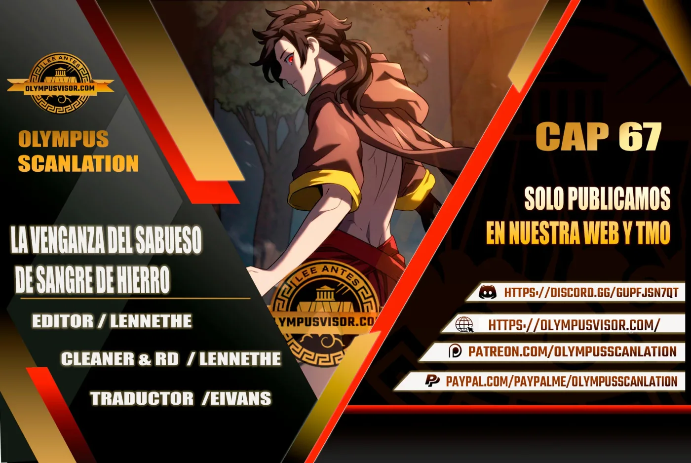 La venganza del sabueso de sangre de hierro capítulo 67, página 1