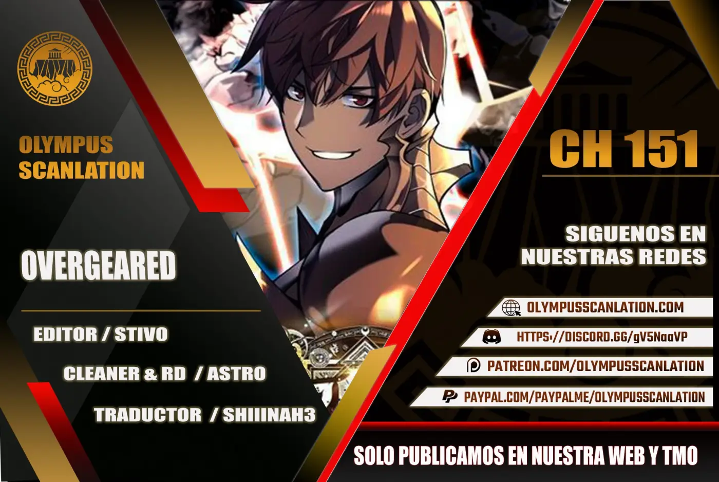 El Chetado (Overgeared) capítulo 151, página 1