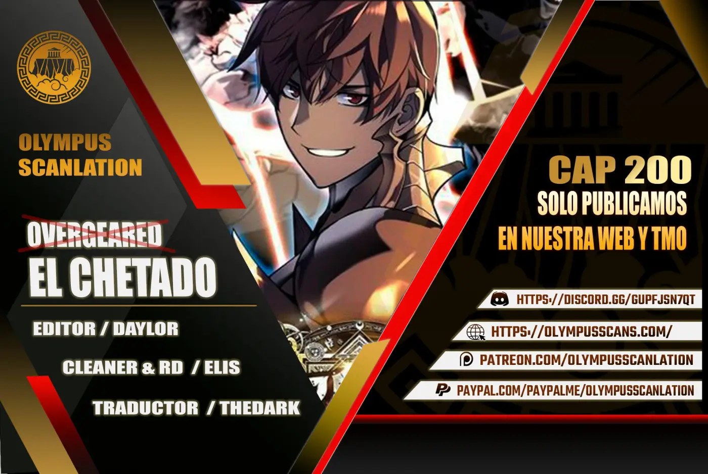 El Chetado (Overgeared) capítulo 200, página 1
