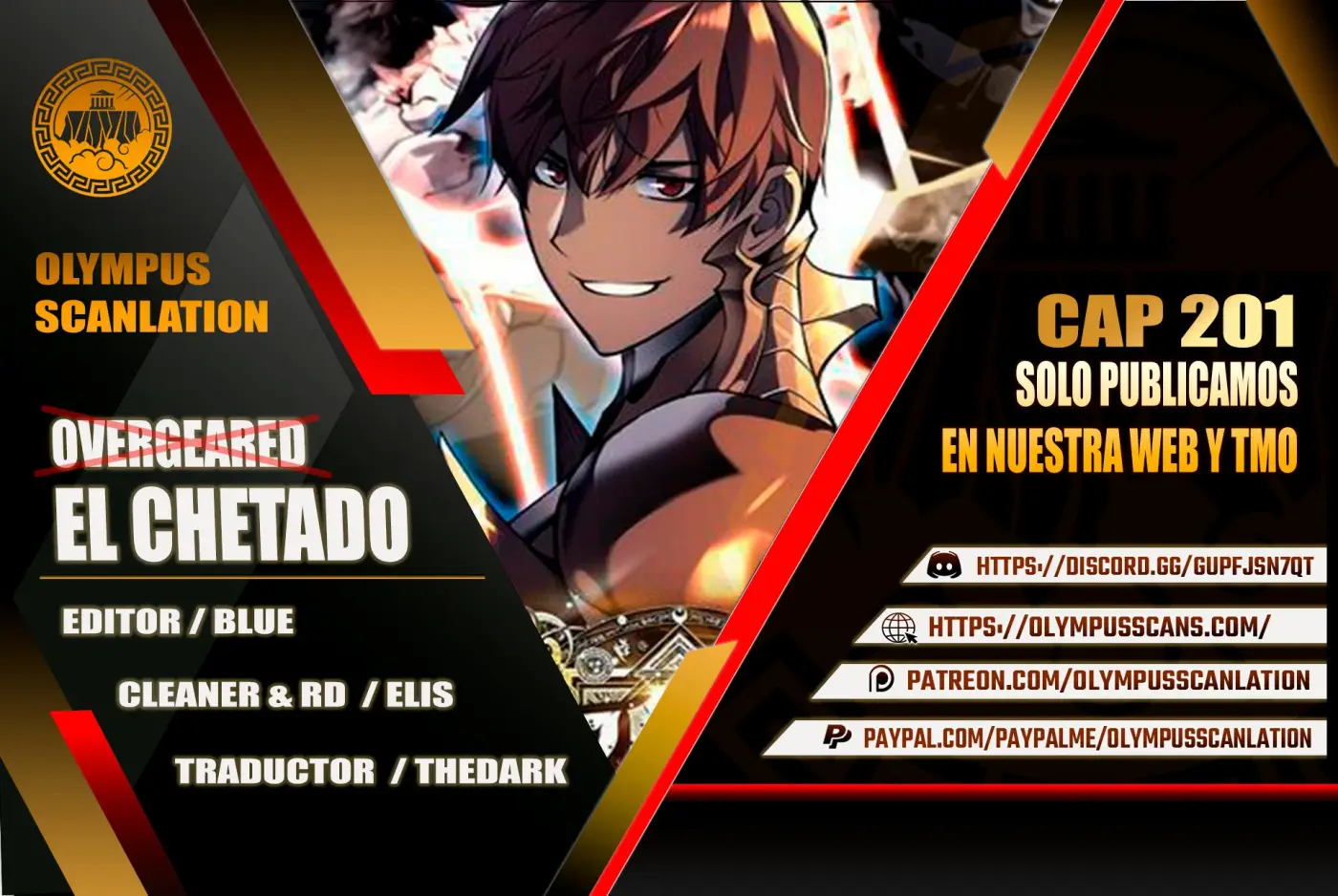 El Chetado (Overgeared) capítulo 201, página 1