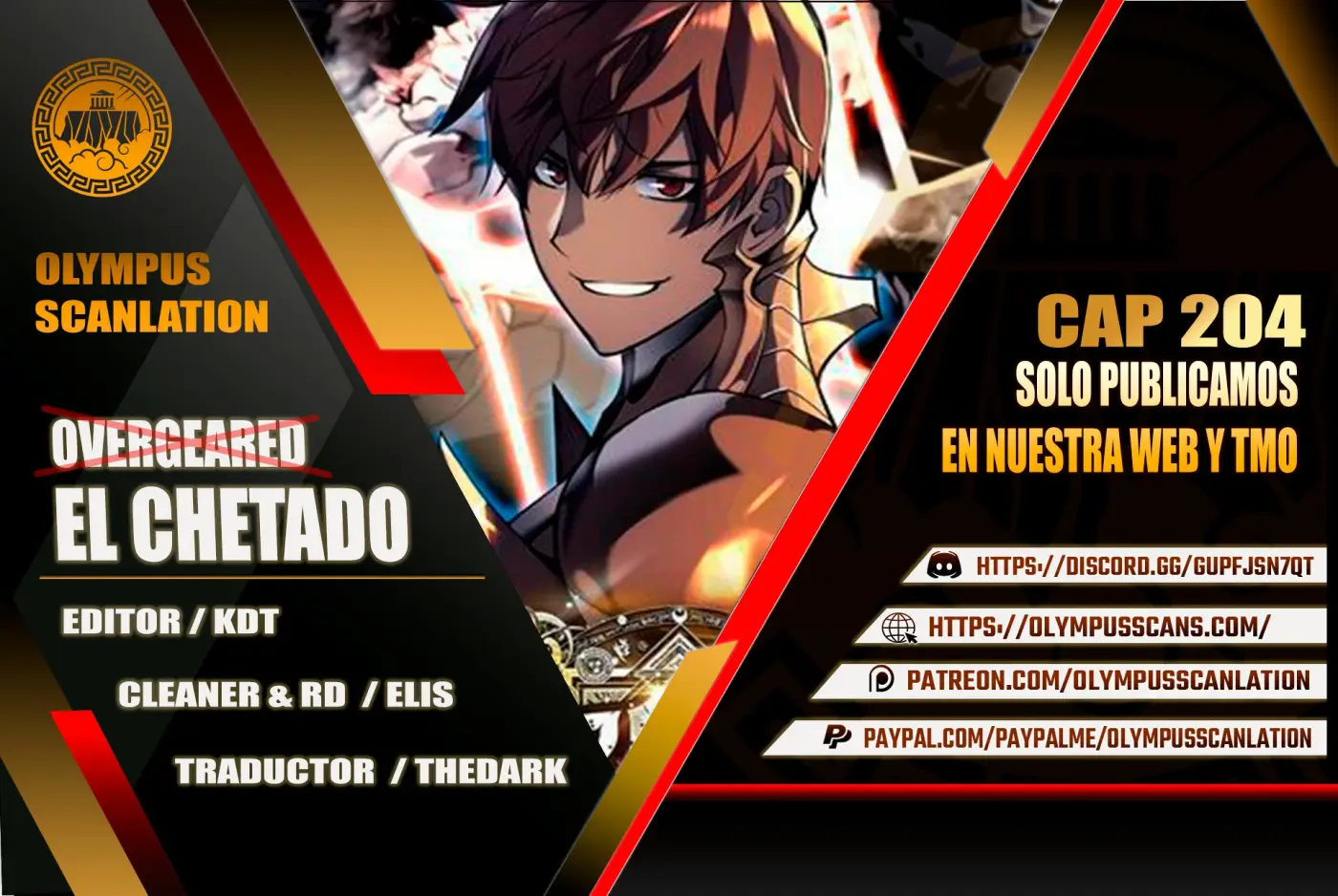 El Chetado (Overgeared) capítulo 204, página 1