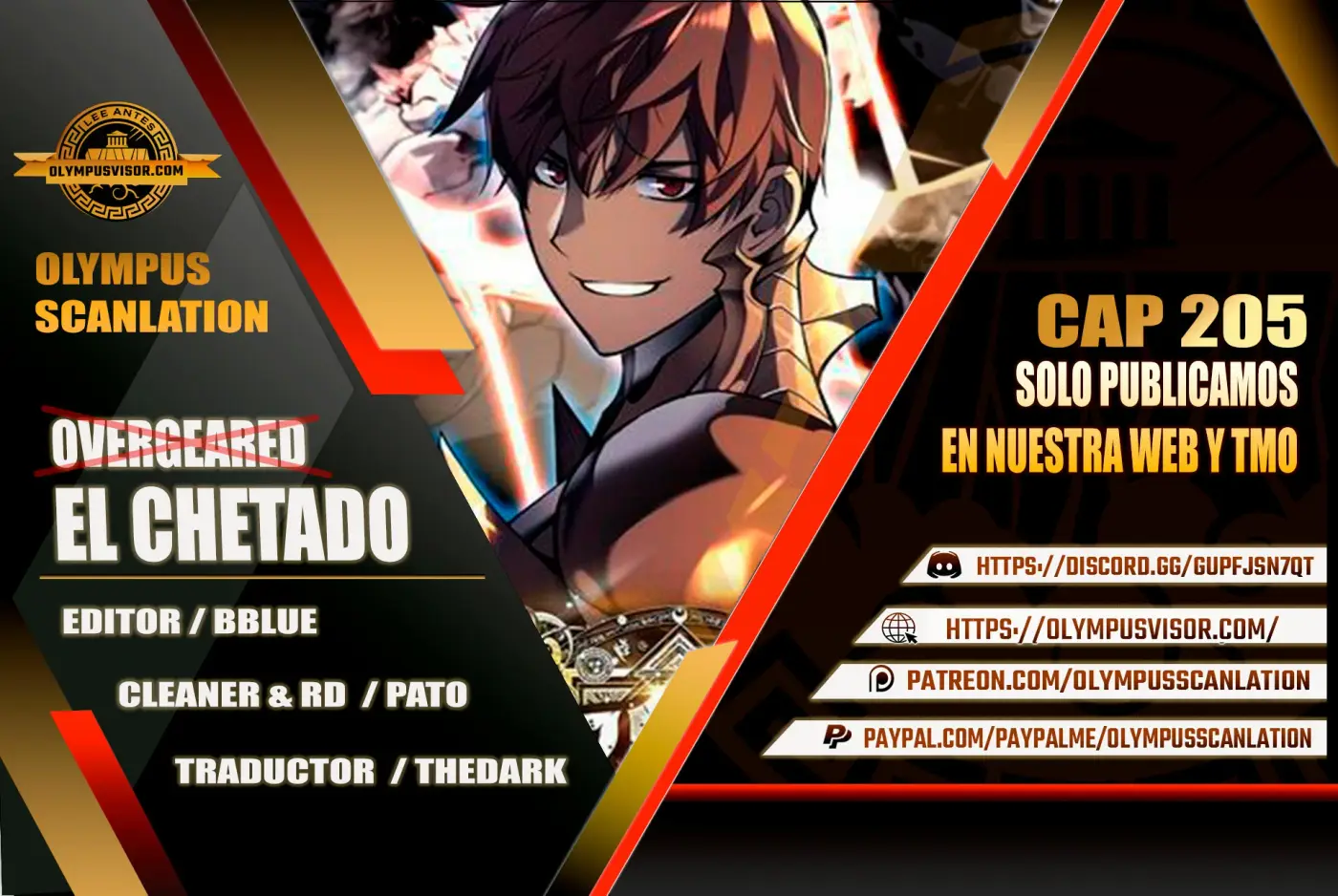 El Chetado (Overgeared) capítulo 205, página 1