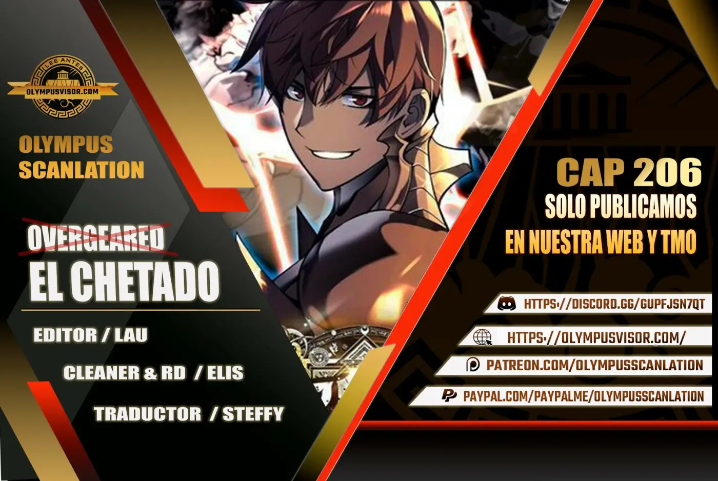 El Chetado (Overgeared) capítulo 206, página 1