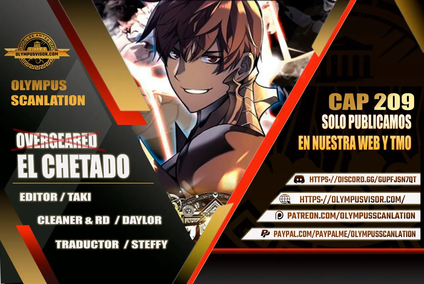 El Chetado (Overgeared) capítulo 209, página 1