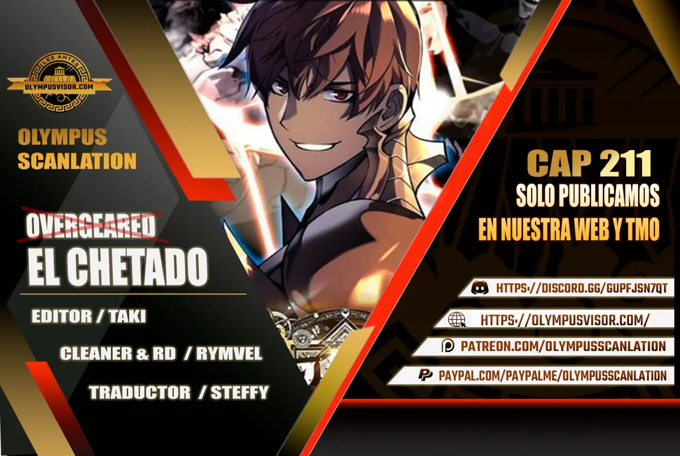 El Chetado (Overgeared) capítulo 211, página 1