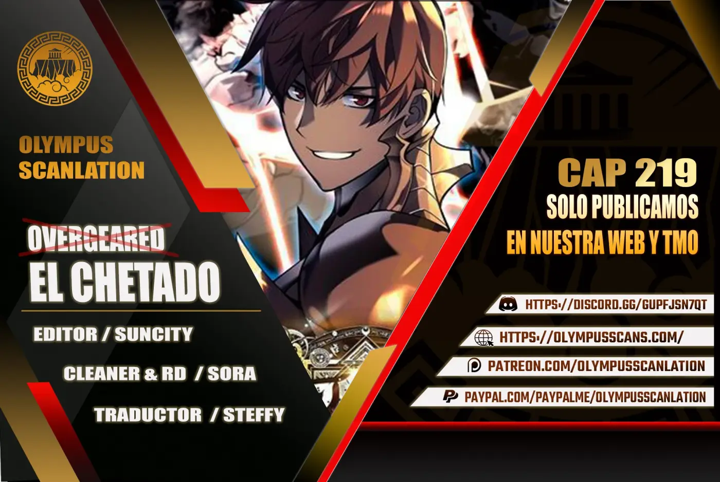 El Chetado (Overgeared) capítulo 219, página 1