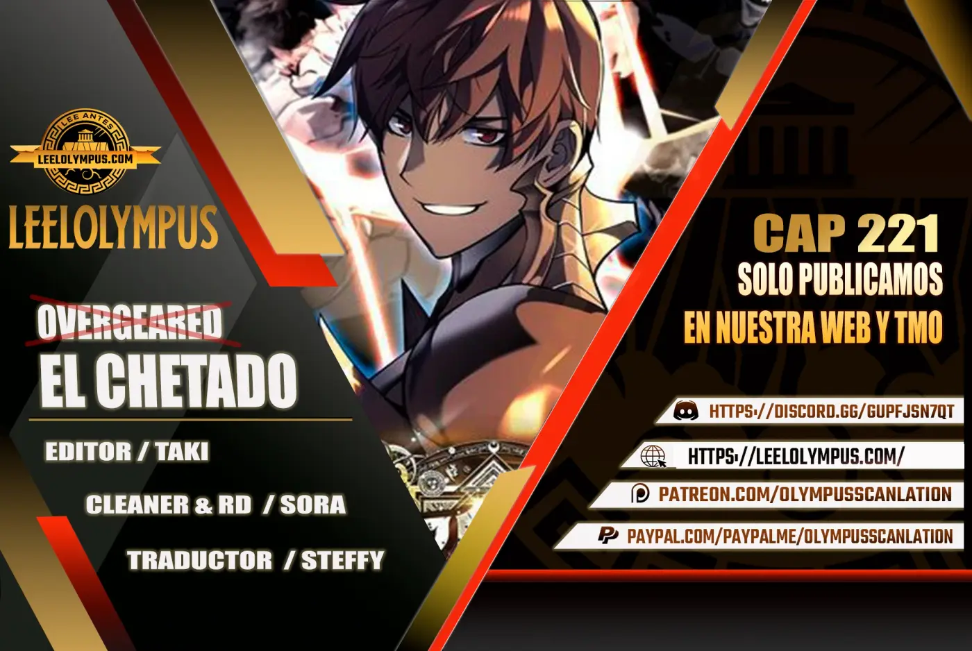 El Chetado (Overgeared) capítulo 221, página 1
