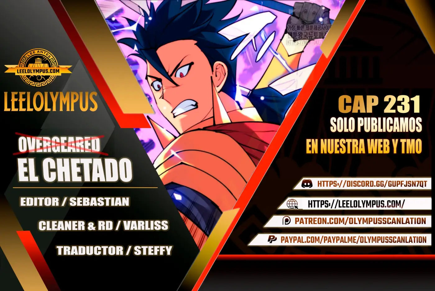 El Chetado (Overgeared) capítulo 231, página 1