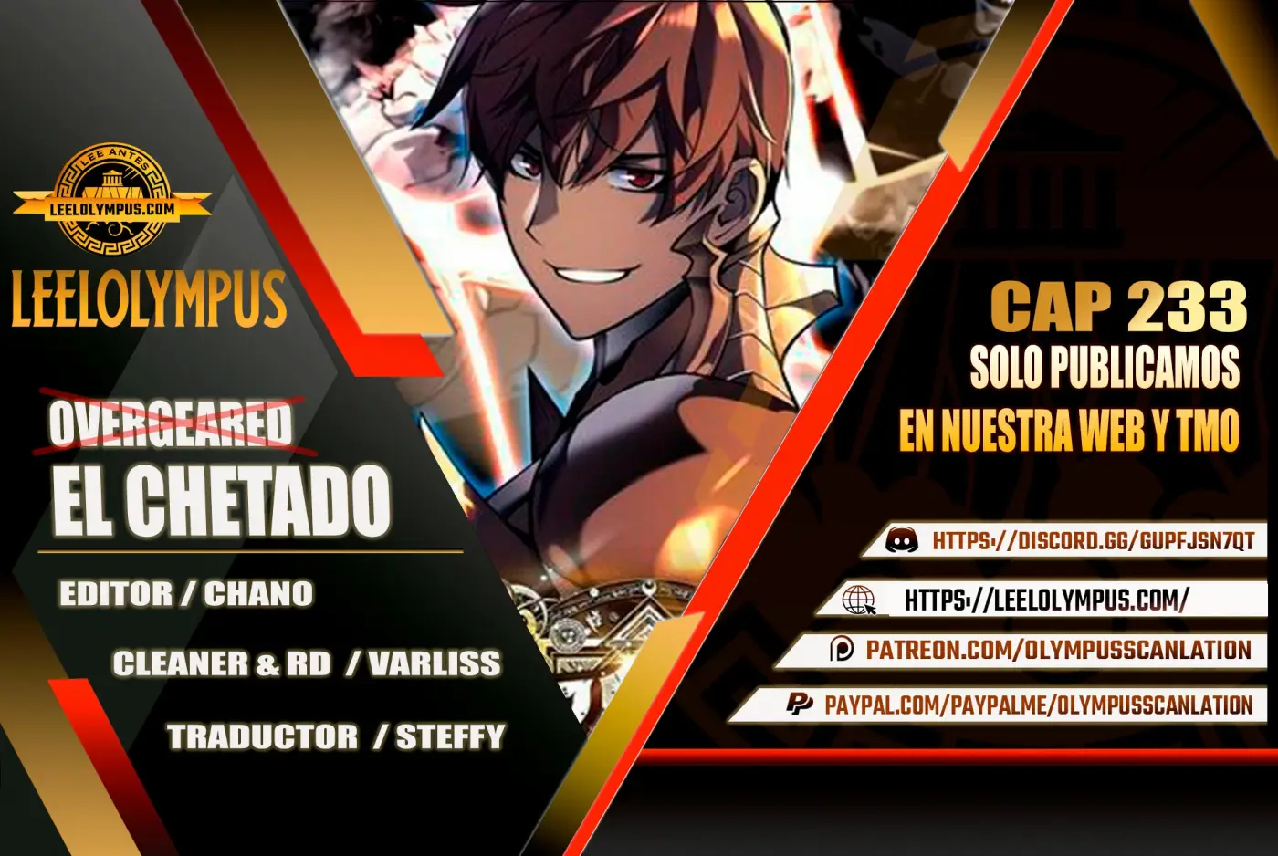 El Chetado (Overgeared) capítulo 233, página 1