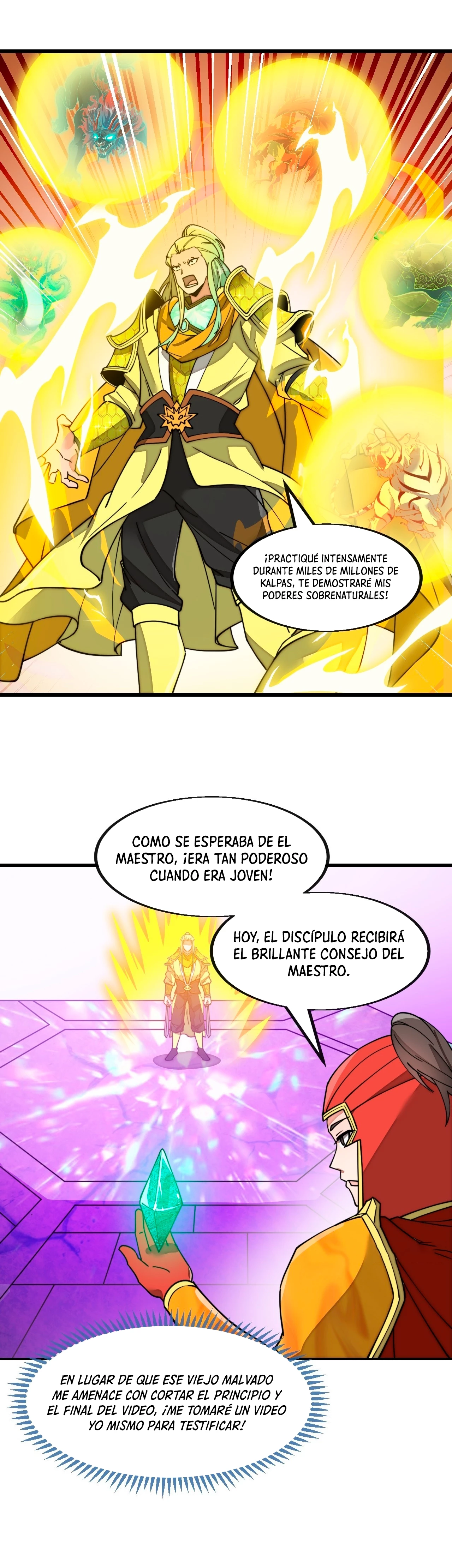 Realmente no soy un supervillano capítulo 185, página 19