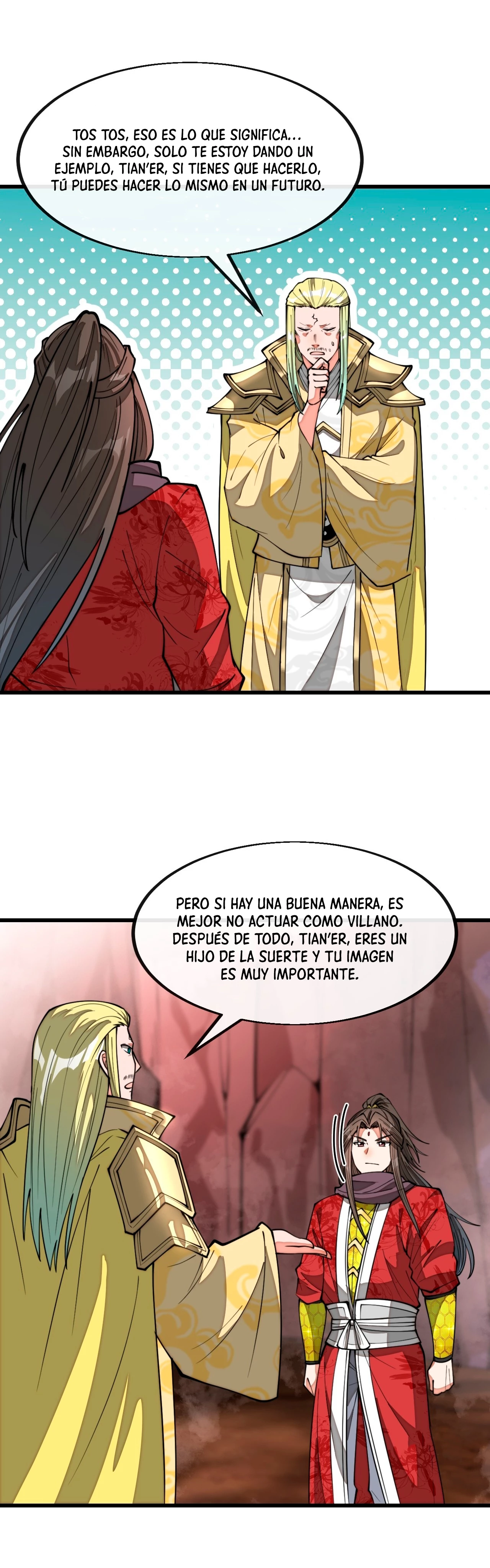 Realmente no soy un supervillano capítulo 211, página 22