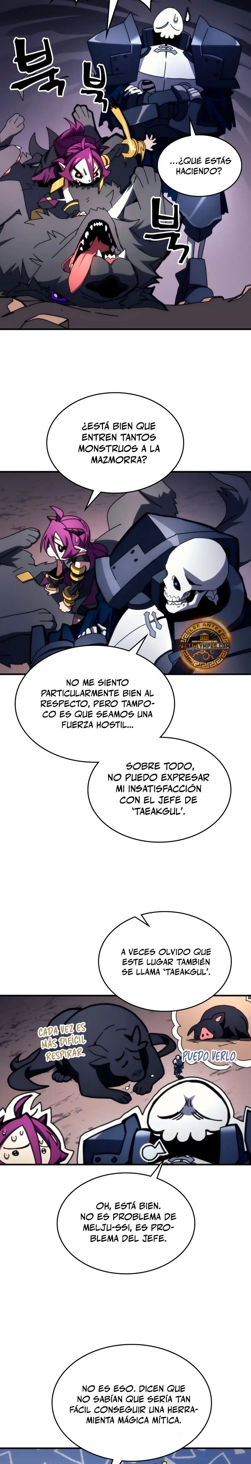 Actúe como un jefecito final, Sr. devorador capítulo 77, página 5
