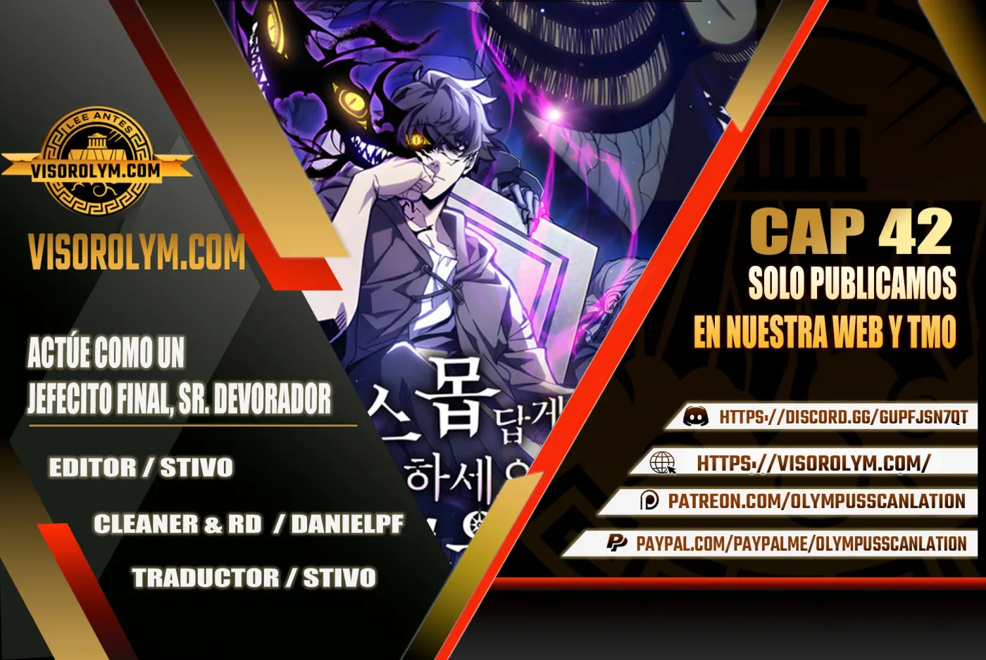 Actúe como un jefecito final, Sr. devorador capítulo 42, página 1