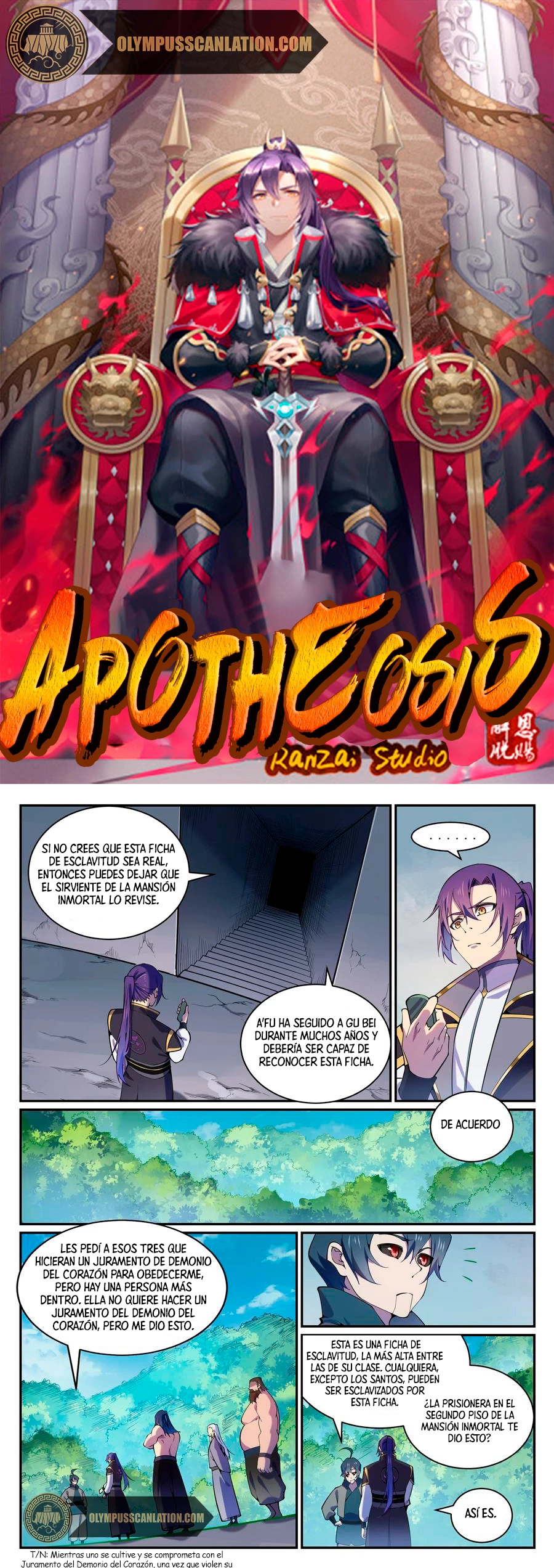 Apotheosis capítulo 826, página 3