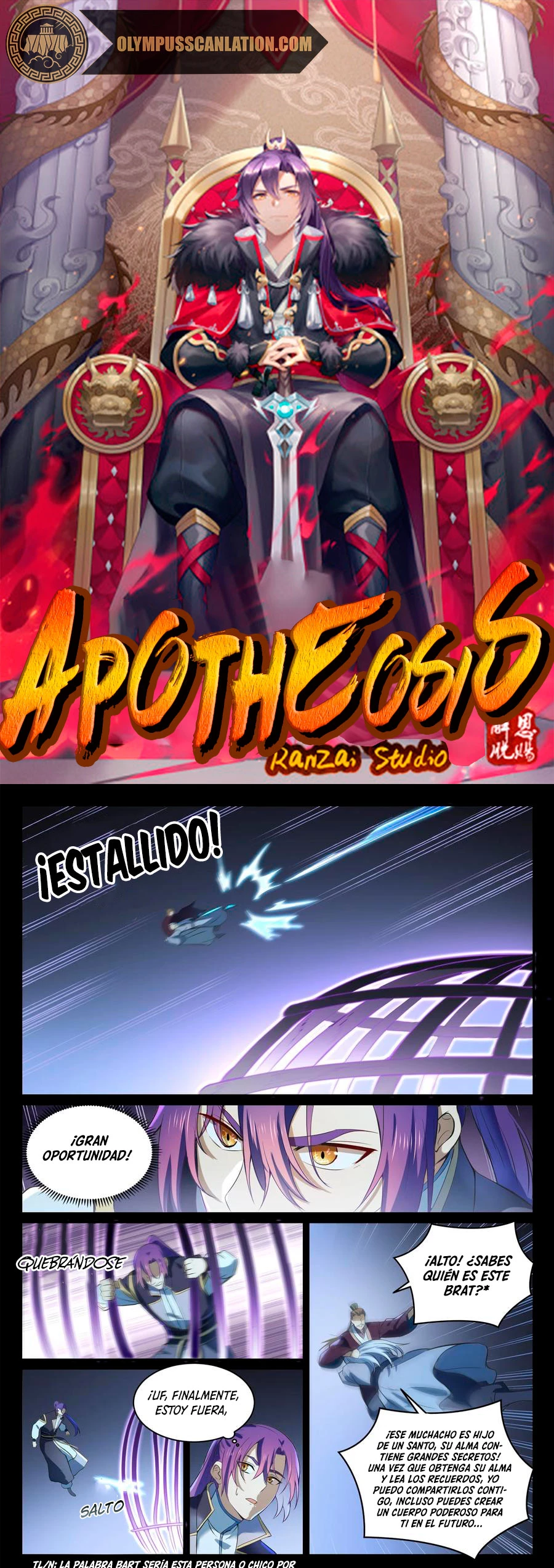 Apotheosis capítulo 849, página 3