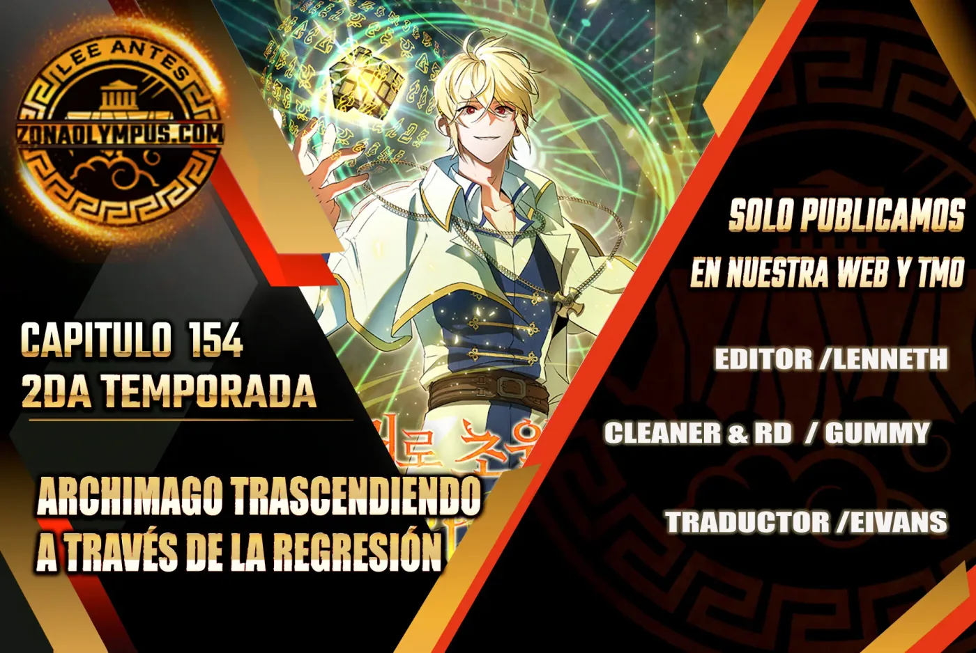 Archimago trascendiendo a través de la regresión capítulo 154, página 1