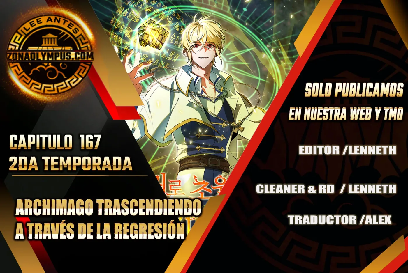 Archimago trascendiendo a través de la regresión capítulo 167, página 1