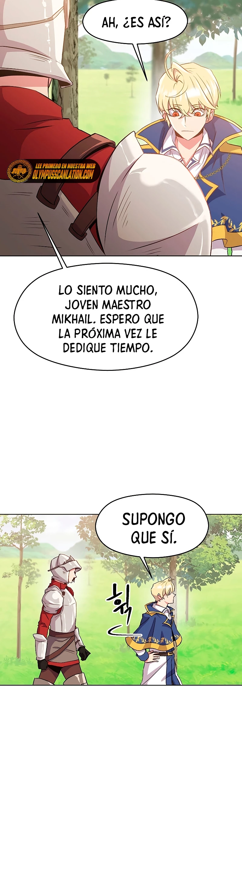 Archimago trascendiendo a través de la regresión capítulo 3, página 6
