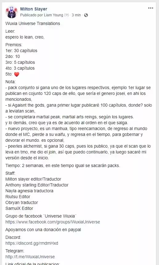 Reinado de las artes marciales capítulo 158, página 29