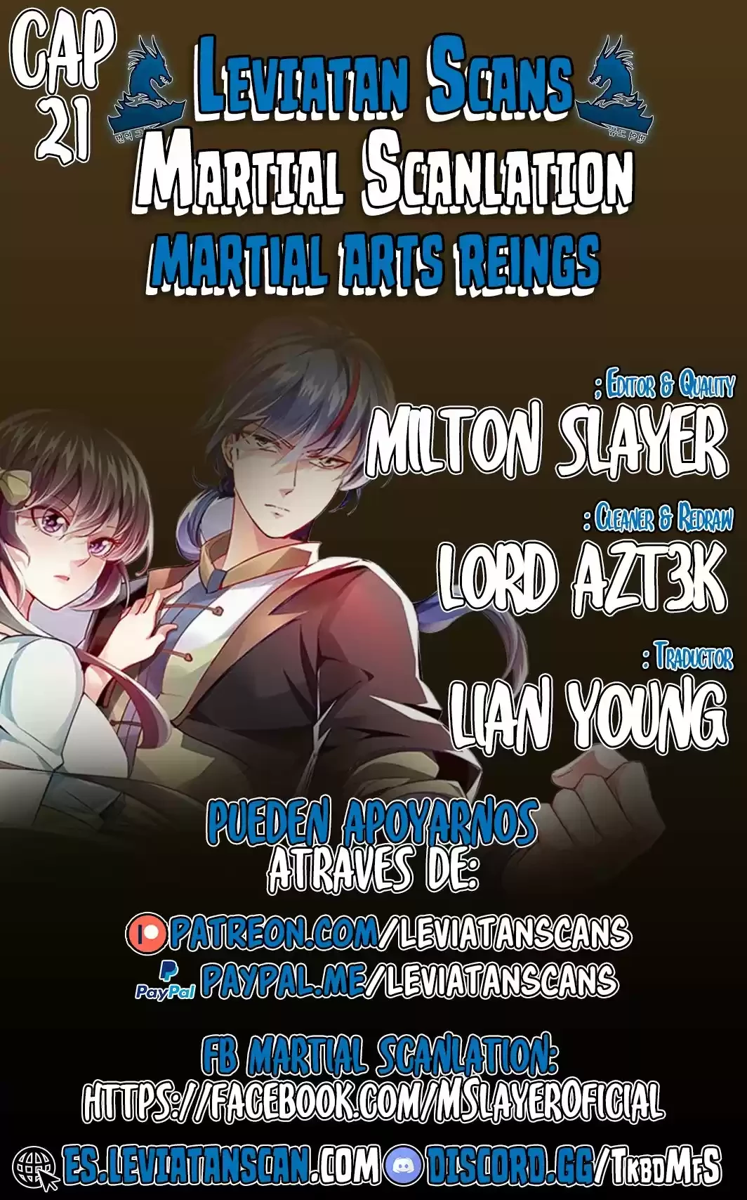 Reinado de las artes marciales capítulo 21, página 1