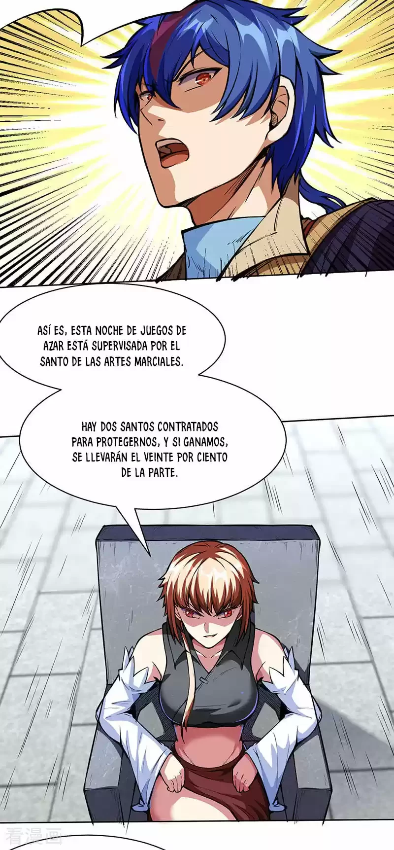 Reinado de las artes marciales capítulo 249, página 8