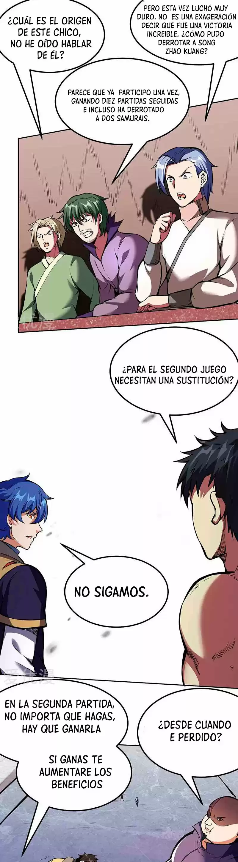 Reinado de las artes marciales capítulo 251, página 8