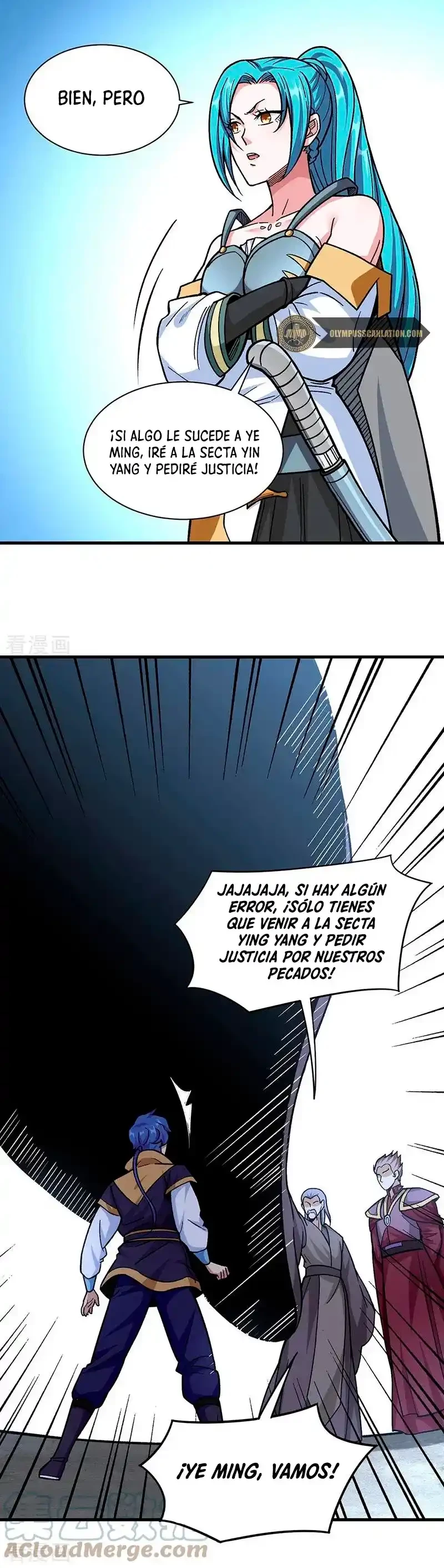 Reinado de las artes marciales capítulo 340, página 9