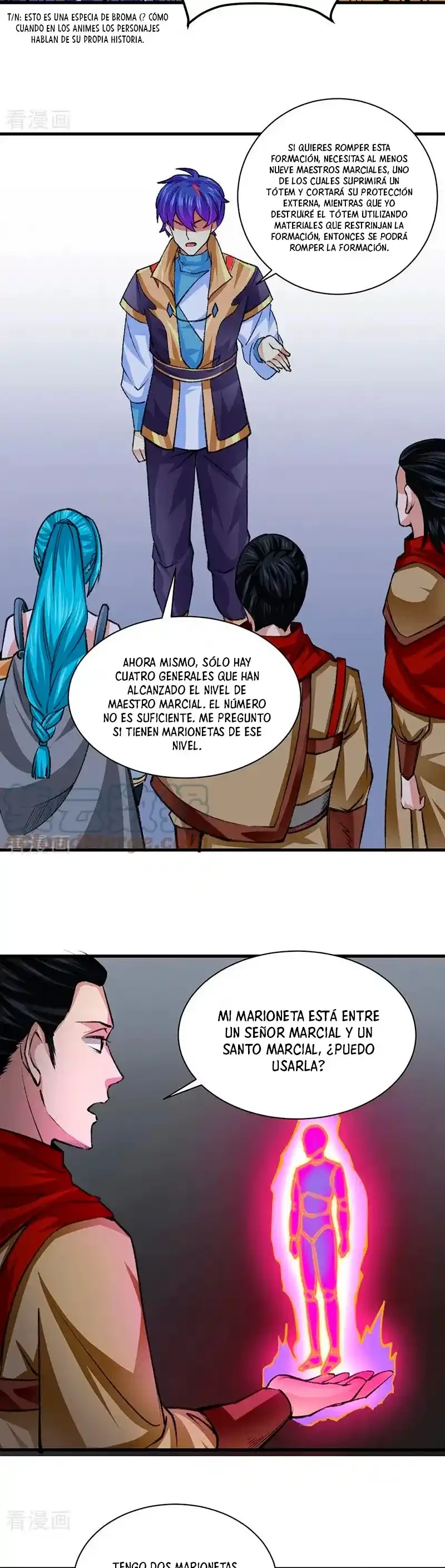Reinado de las artes marciales capítulo 354, página 17