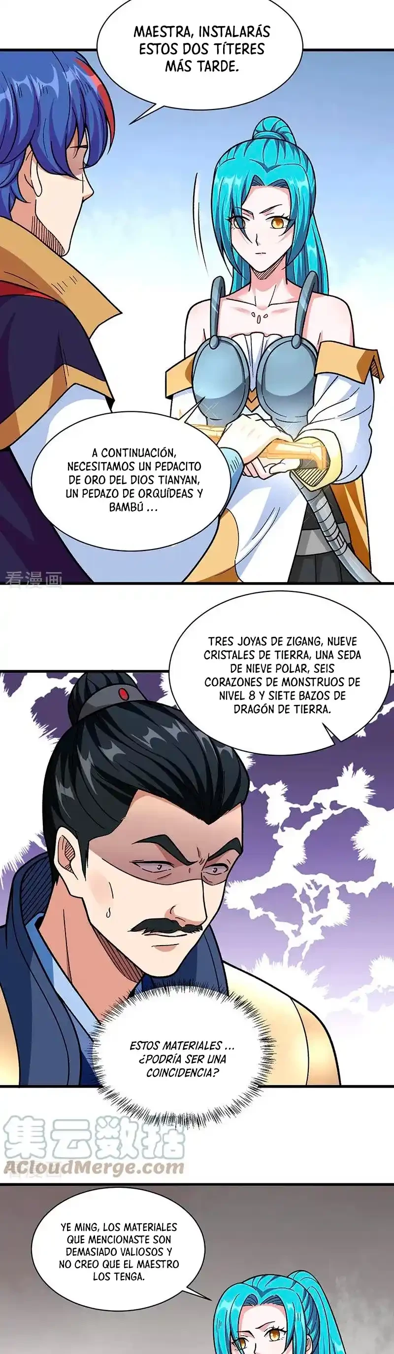 Reinado de las artes marciales capítulo 355, página 9