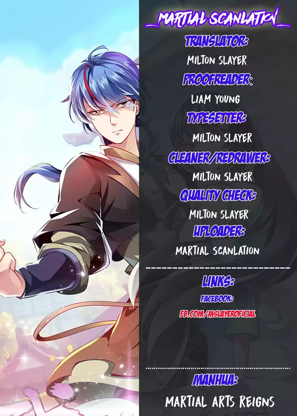 Reinado de las artes marciales capítulo 36, página 1