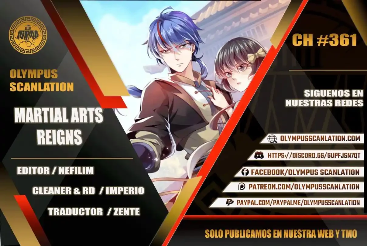 Reinado de las artes marciales capítulo 361, página 1