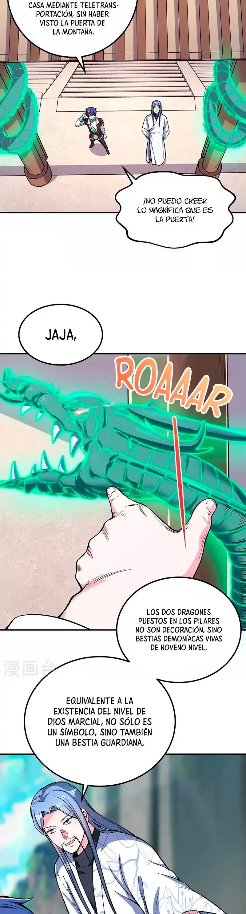 Reinado de las artes marciales capítulo 399, página 8