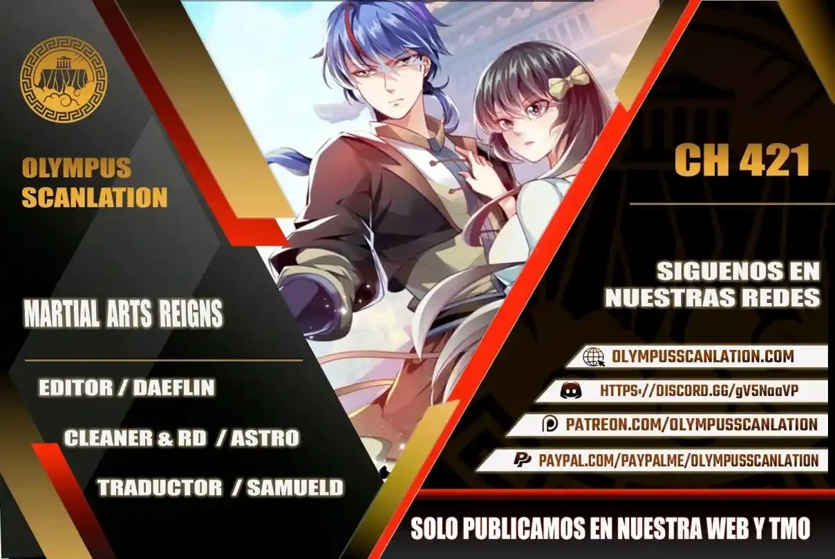 Reinado de las artes marciales capítulo 421, página 2