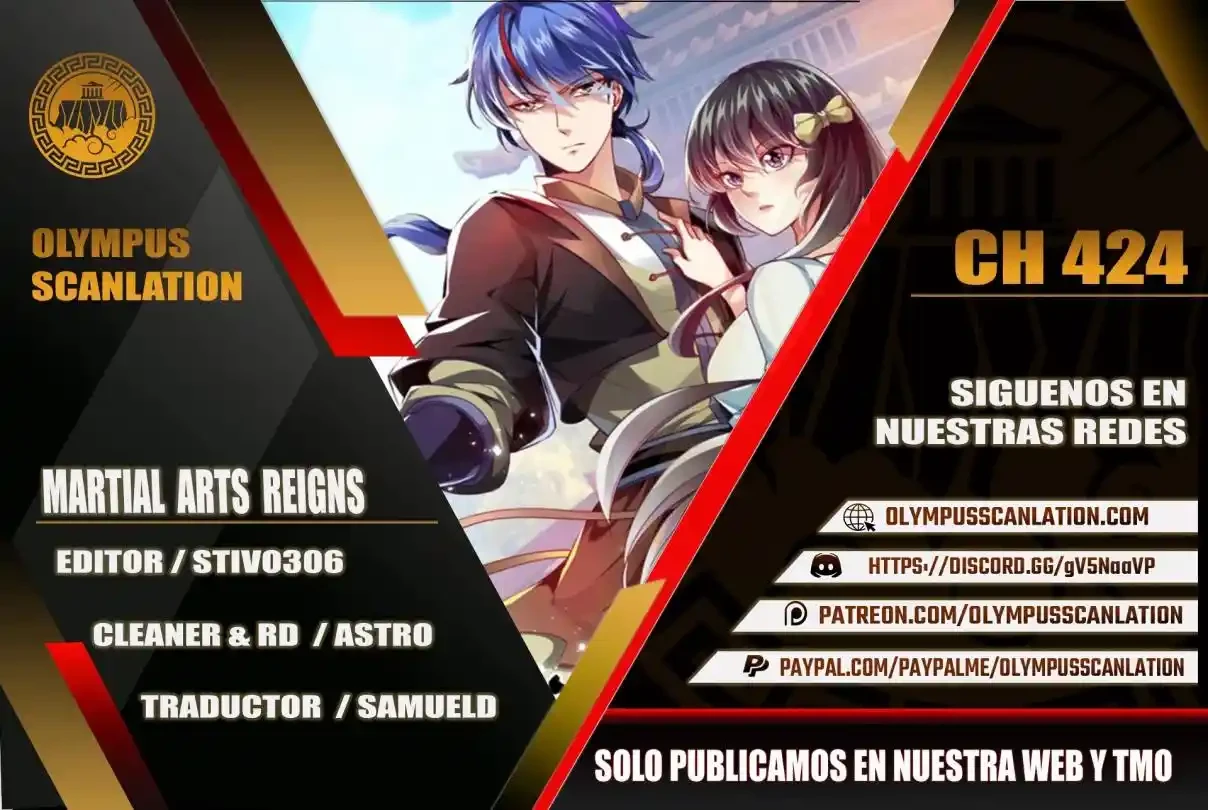 Reinado de las artes marciales capítulo 424, página 1