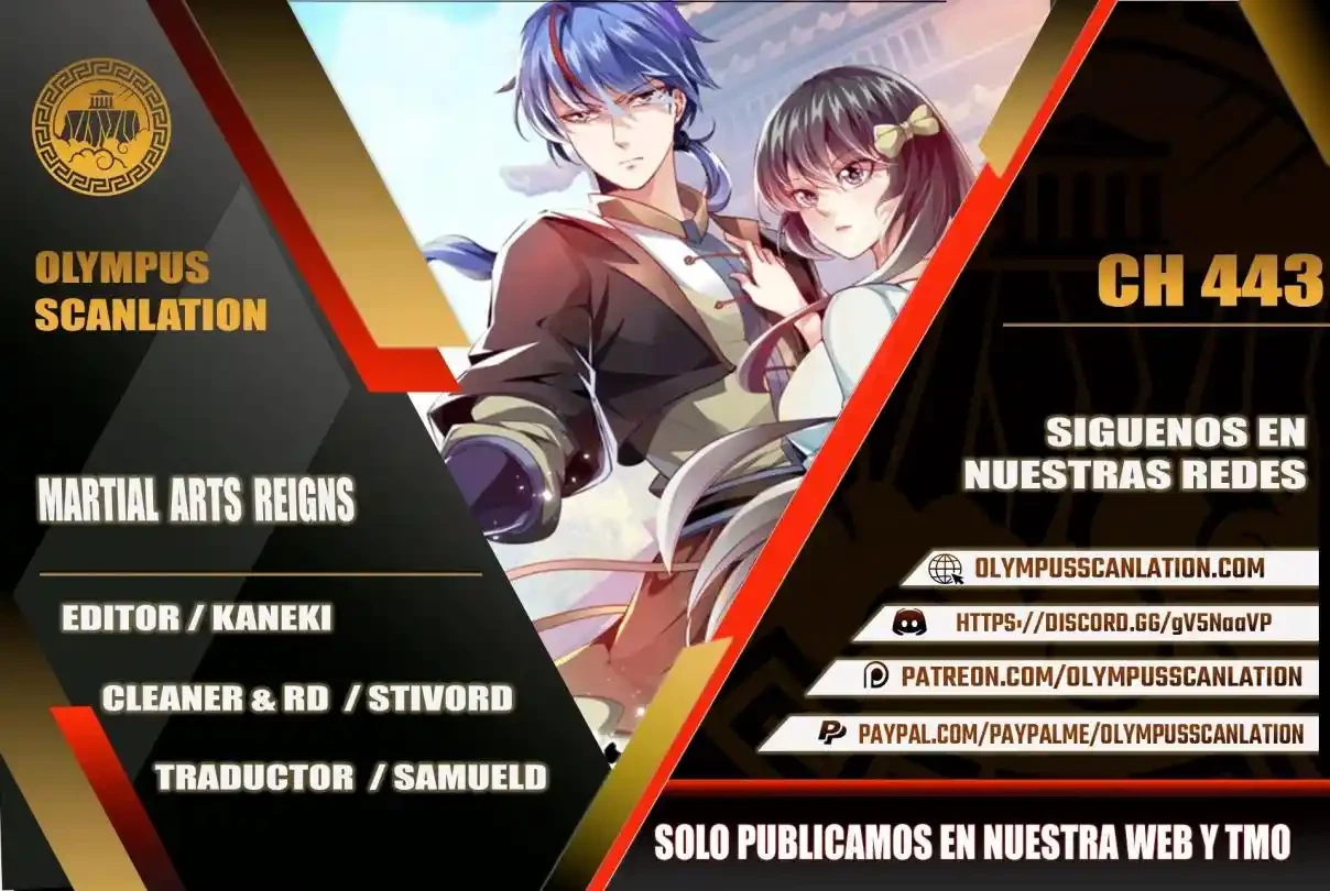 Reinado de las artes marciales capítulo 443, página 1
