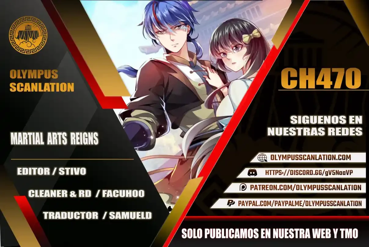 Reinado de las artes marciales capítulo 470, página 1