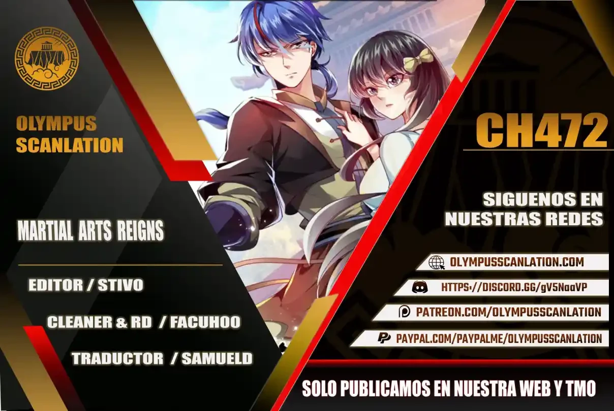 Reinado de las artes marciales capítulo 472, página 1