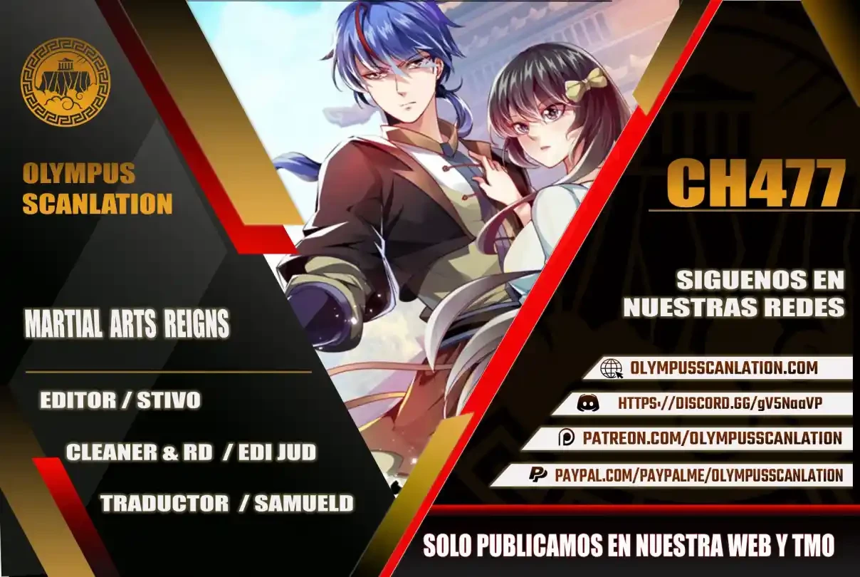Reinado de las artes marciales capítulo 477, página 1