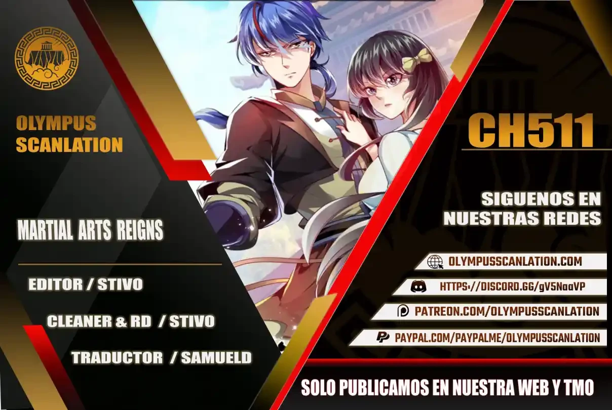 Reinado de las artes marciales capítulo 511, página 1