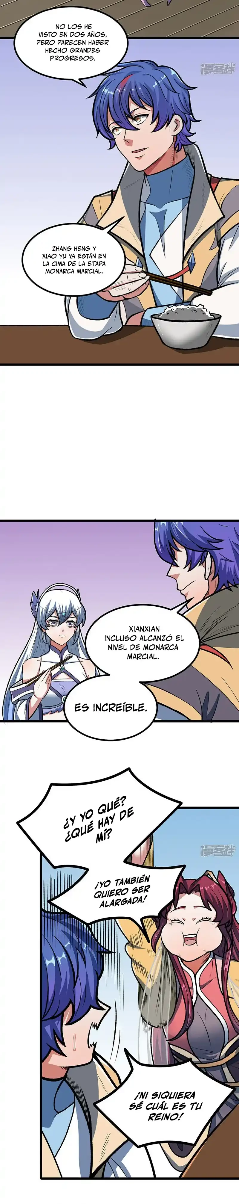Reinado de las artes marciales capítulo 514, página 9