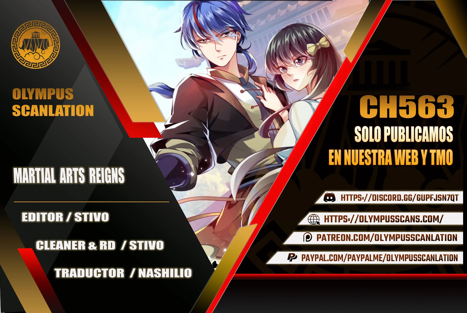 Reinado de las artes marciales capítulo 563, página 1