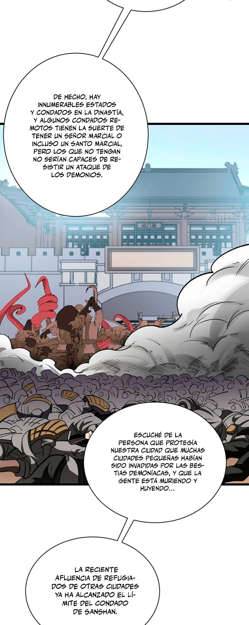 Reinado de las artes marciales capítulo 585, página 5