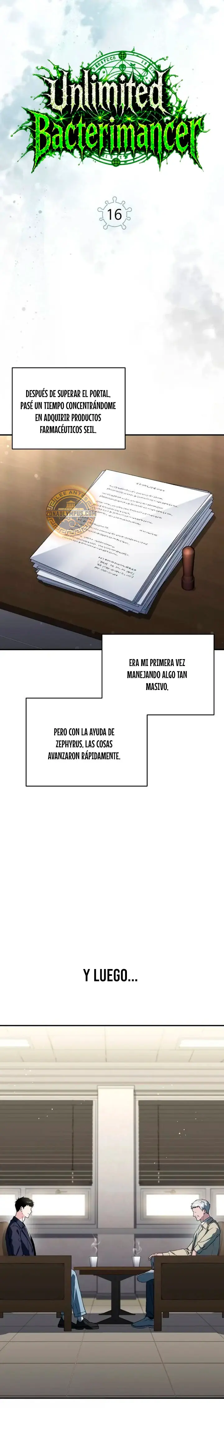 Bacteriomante ilimitado capítulo 16, página 6