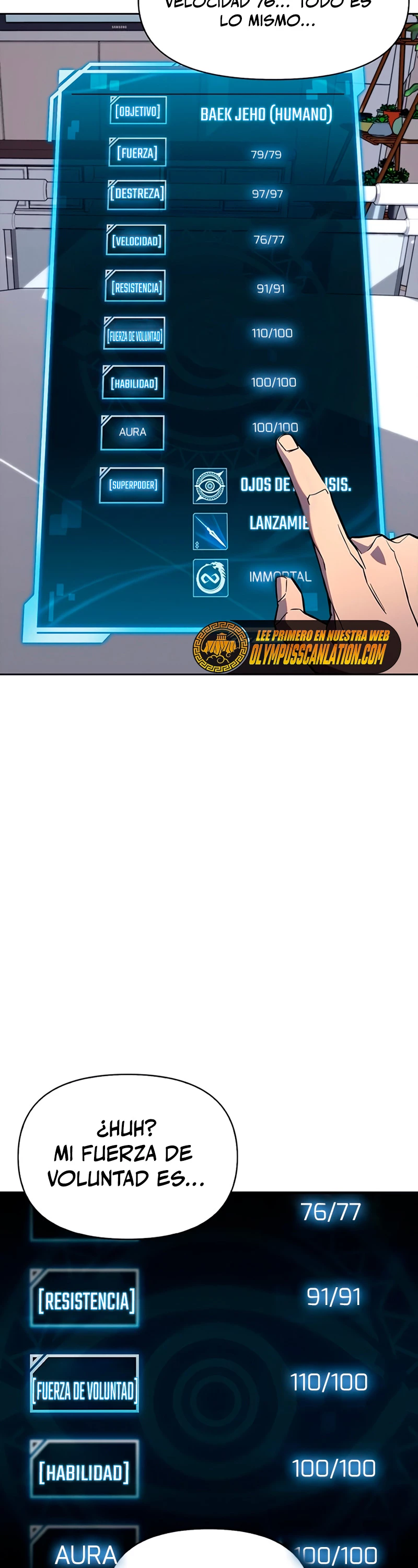 Campo de Batalla Super Humano capítulo 2, página 55
