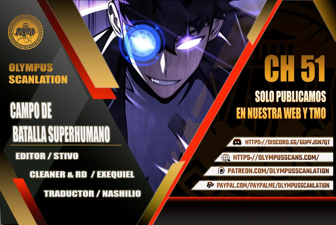 Campo de Batalla Super Humano capítulo 51, página 1