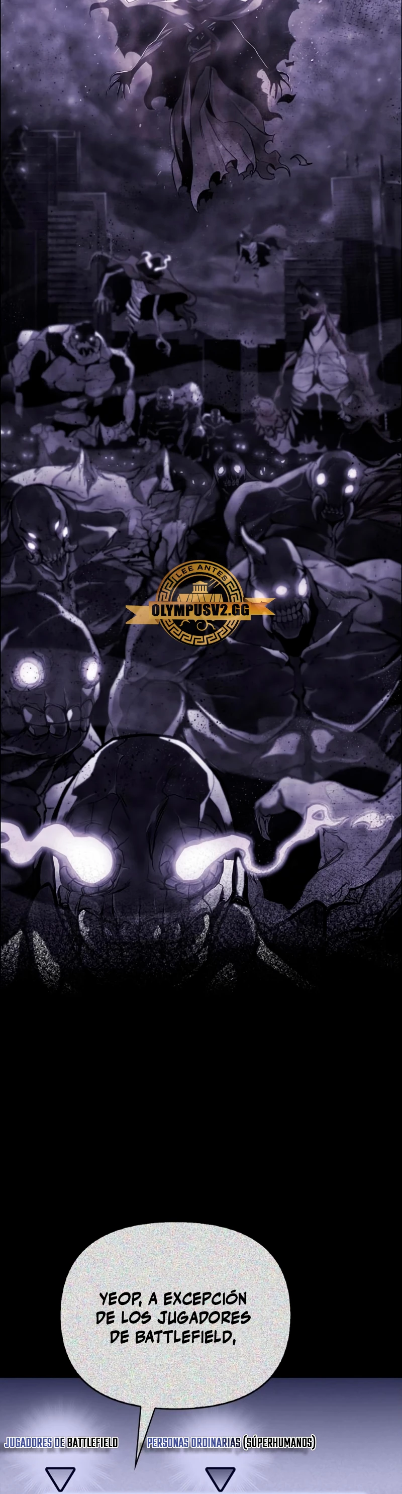 Campo de Batalla Super Humano capítulo 70, página 71